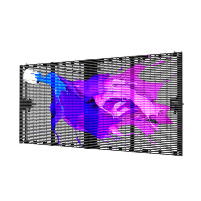 Bina İçin Yüksek Parlaklık 3000cd 4000cd Şeffaf Cam LED Ekran