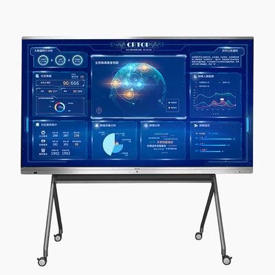 Çok Fonksiyonlu 75&quot; Toplantı Odası LCD Ekran 4K HD Dokunmatik LCD Panel