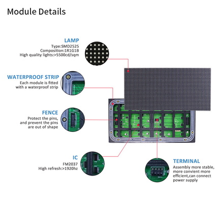 sıcak satış kaynağı üreticisi HD IP65 dış mekan P2.5mm led ekran