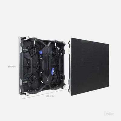 CE FCC ETL Dış Mekan Kiralama 500 * 500mm Döküm Kutulu LED Ekran