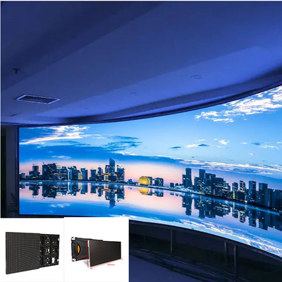 P3mm Kapalı LED Panel Ekran 576X576mm Kabin Boyutu Döküm Kutusu