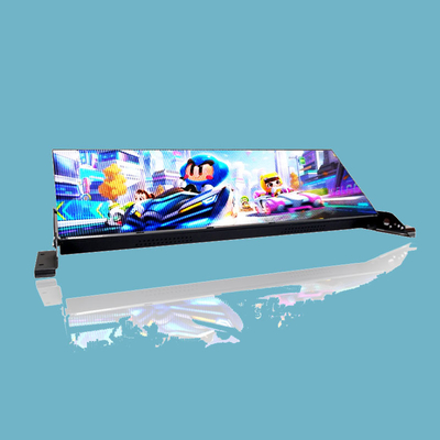 Otomatik Parlaklık Araba Pencere Reklam Ekranı IP30 Koruması