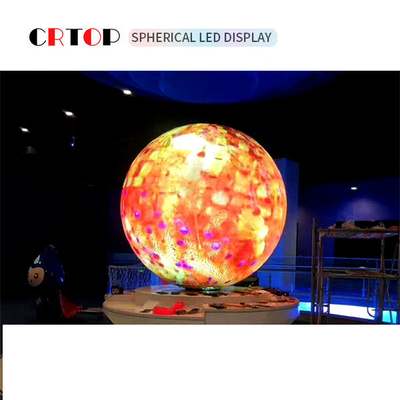 Küresel 2.5m Çaplı LED Top Ekran Yaratıcı 14bit Gri Tonlamalı