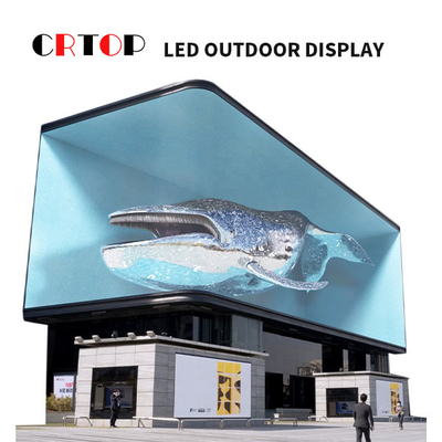 Ön IP65 Arka IP43 Dış Mekan LED Video Ekran Duvar Enerji Tasarrufu