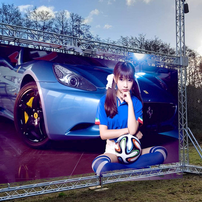 P10 Dış Mekan Dijital Reklam Ekranları LED Video Duvar Normal Yenileme
