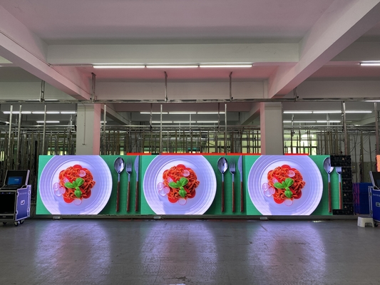 Ön Bakım P1.875mm İnce Aralıklı LED Ekran Döküm Alüminyum Dolap