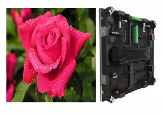 IP65 Suya Dayanıklı Kapalı Kiralık LED Ekran P4.8 576 × 576mm Döküm Alüminyum Dolap
