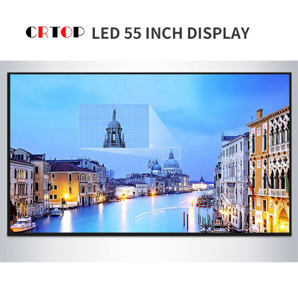 Renkli P1.25mm Kapalı LED Ekran 55 İnç Büyük Kutu