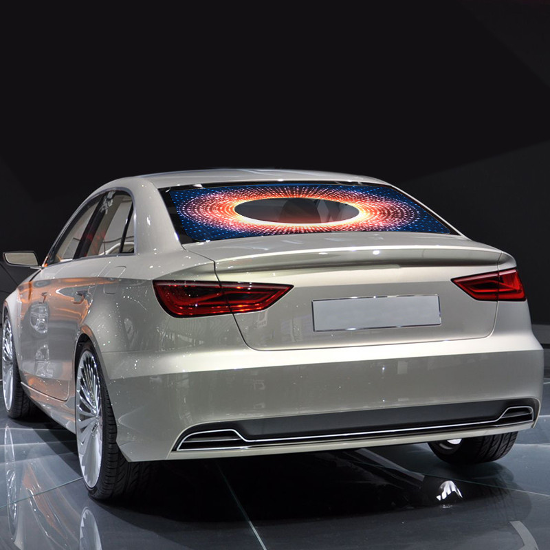 IP30 Araba LED Reklam Ekranı Yüksek Çözünürlüklü ve Parlak Renkler