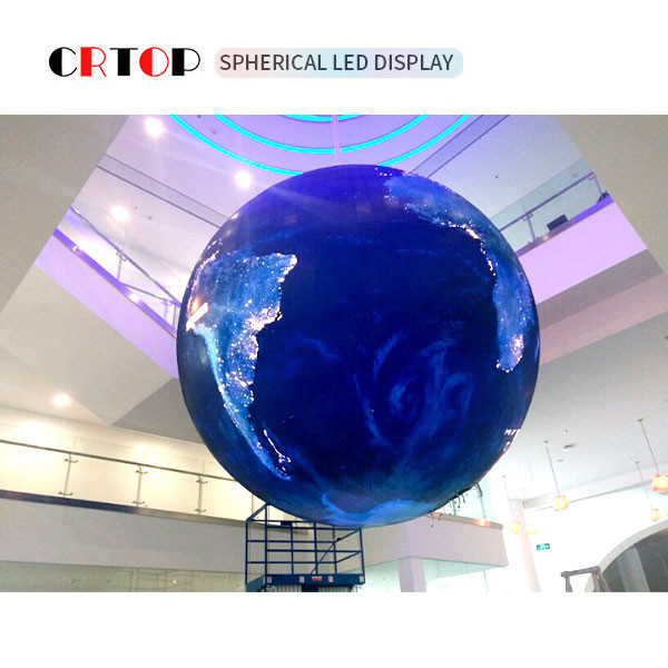 P4mm 1500cd 2.5m Çap LED Top Ekran Küresel Tam Renkli
